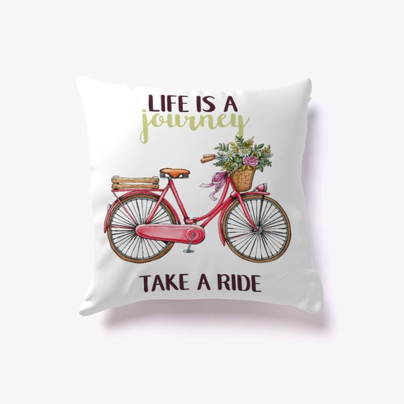 Journey pillow - Life is a journey