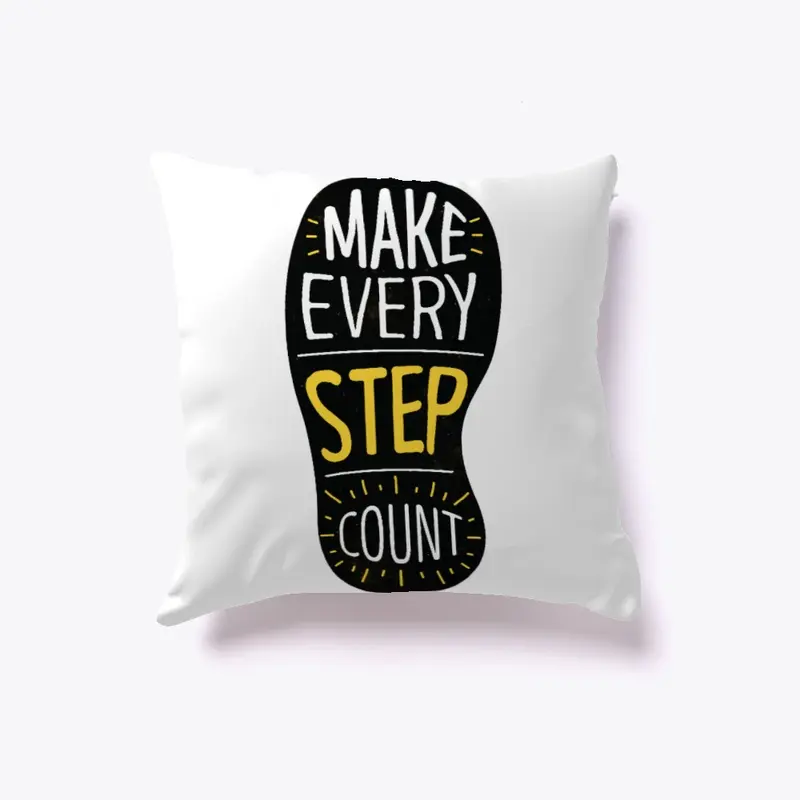 Motivation pillow - Make every step